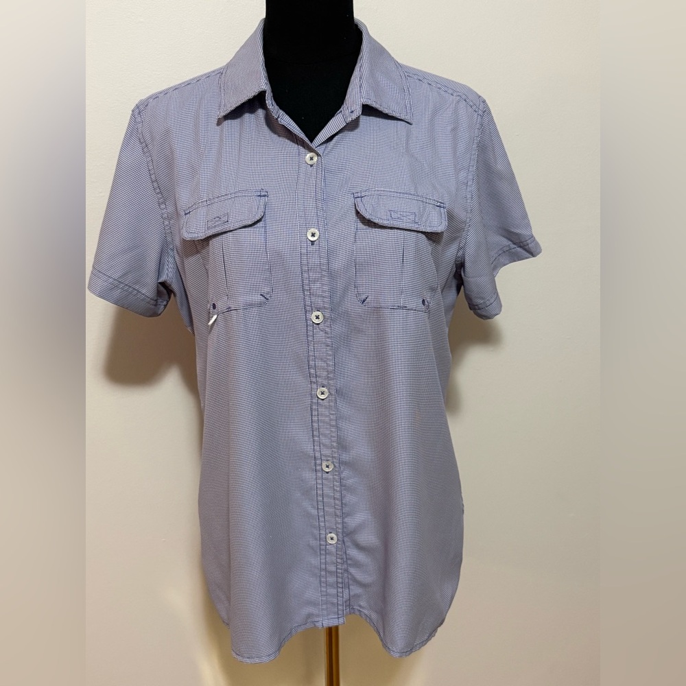 Cabela's Purple Casual Button Down Shirt
